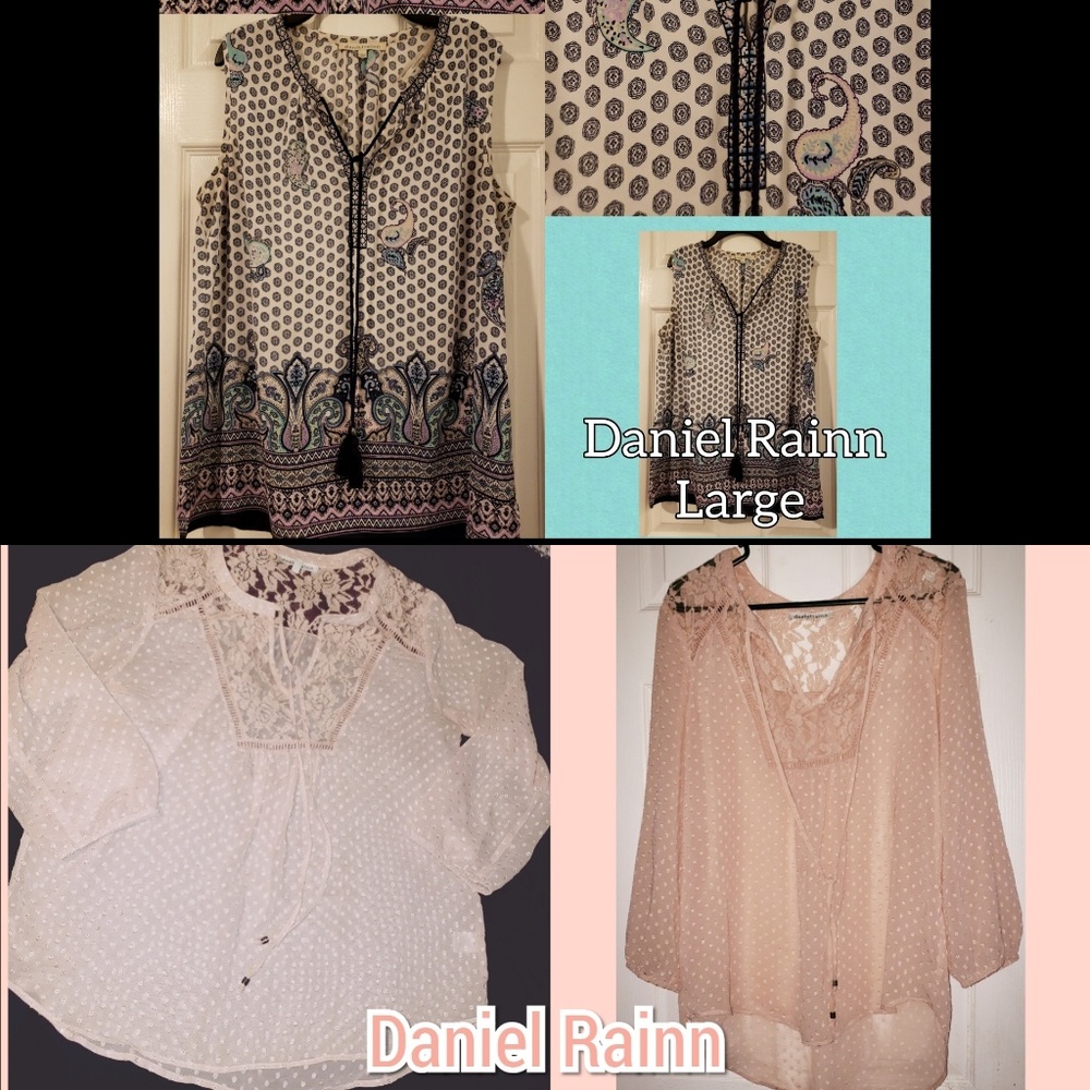 2_Daniel Rainn Boho Blouses Womens Large